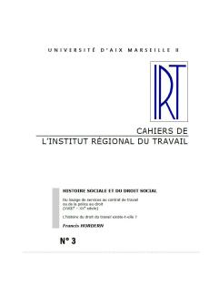 Télécharger le cahier de l'IRT n°3 au format PDF